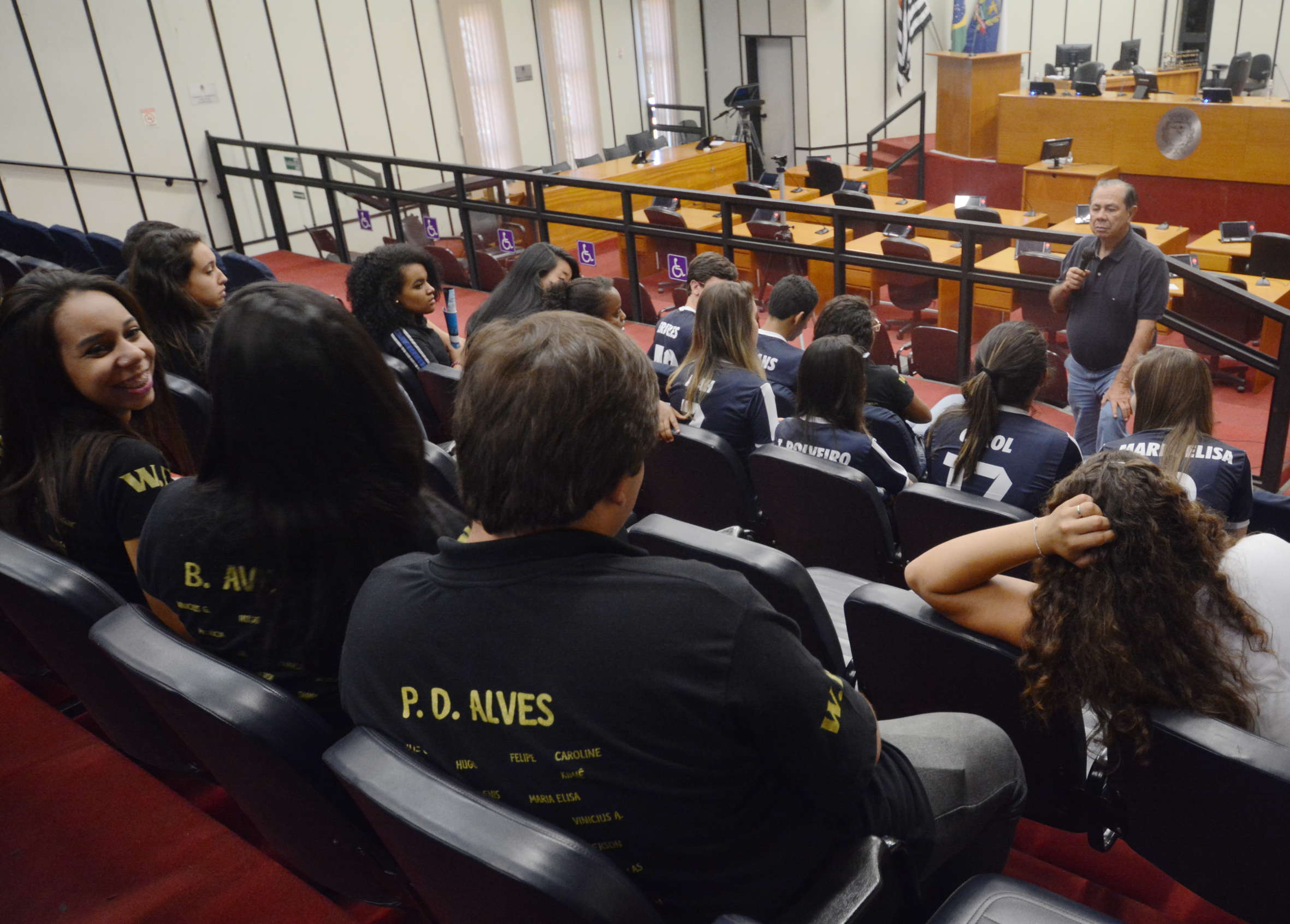 E. E. Profº Walter Ferreira participa do Programa Câmara na Escola