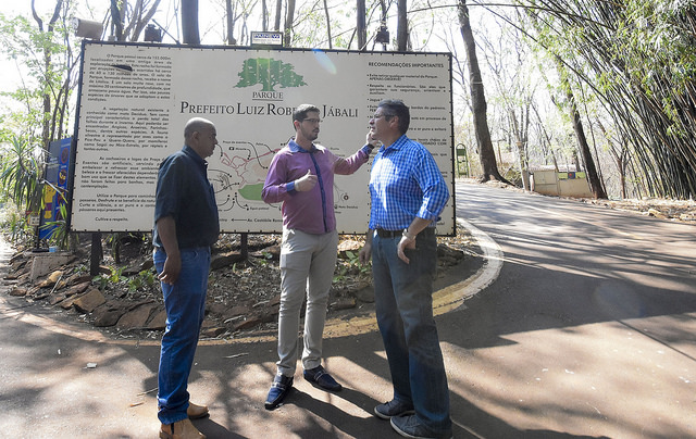 Comissão de Estudos dos Parques vistoria Parque Prefeito Luiz Roberto Jábali