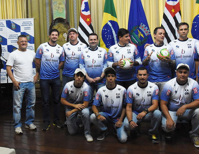 Igor e Dadinho participam do lançamento do time de futsal de Ribeirão Preto