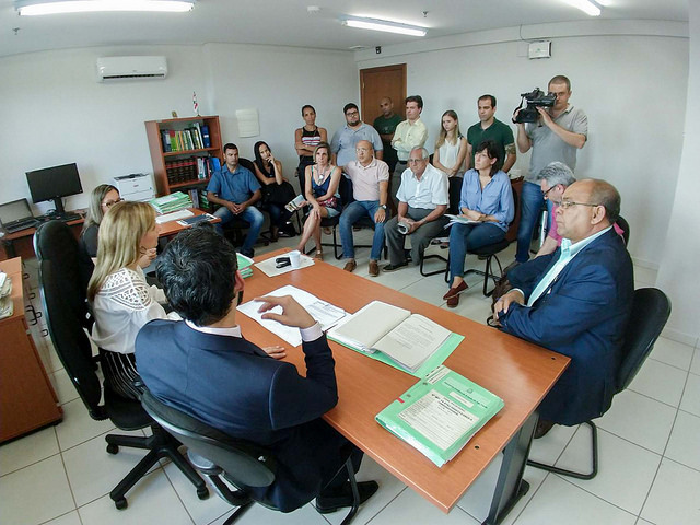 Reunião debate reutilização de água da chuva para Lagoa do Saibro