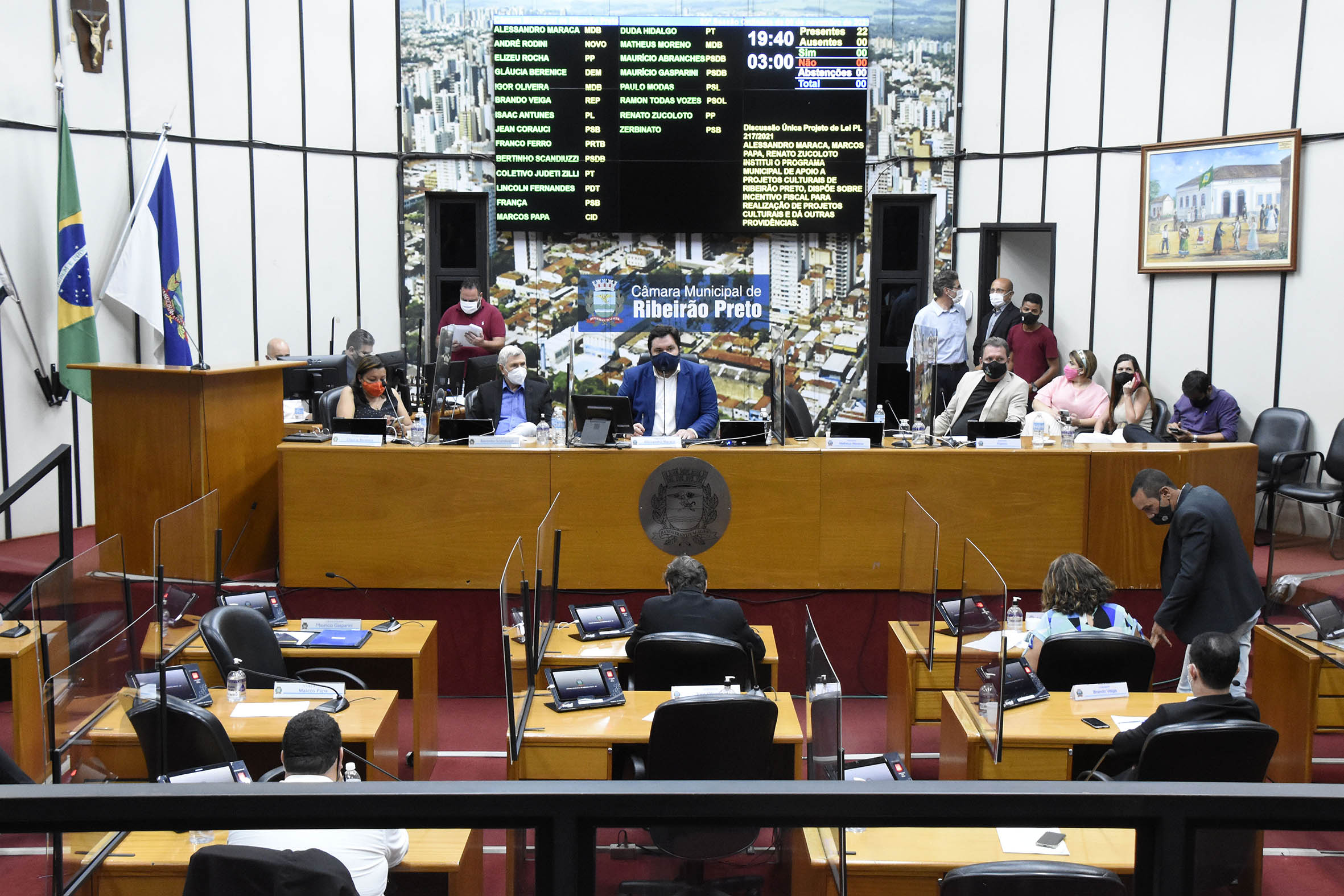 Vereadores aprovam projetos culturais durante sessão ordinária