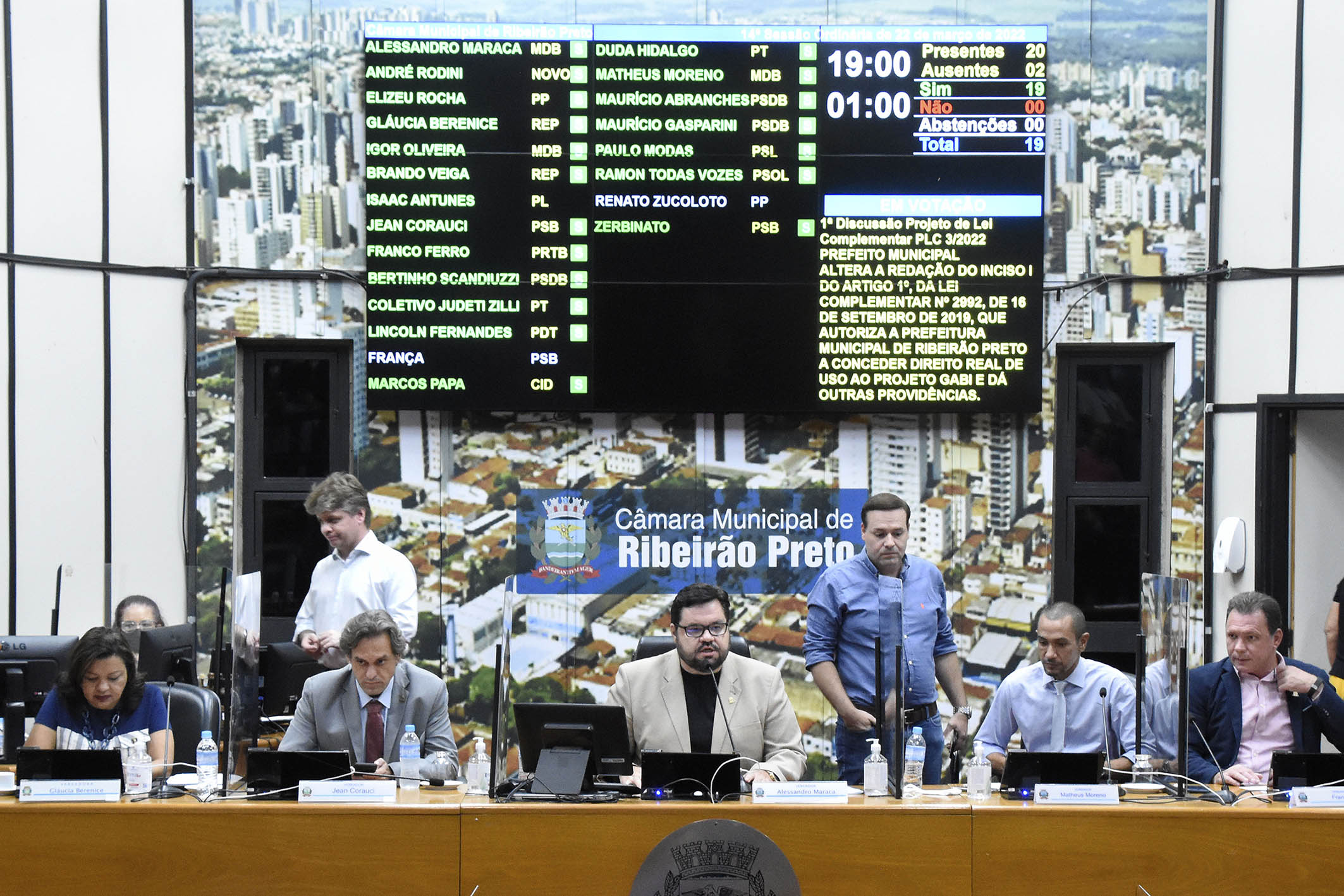 Vereadores aprovam quatro projetos em sessão nesta noite (22)