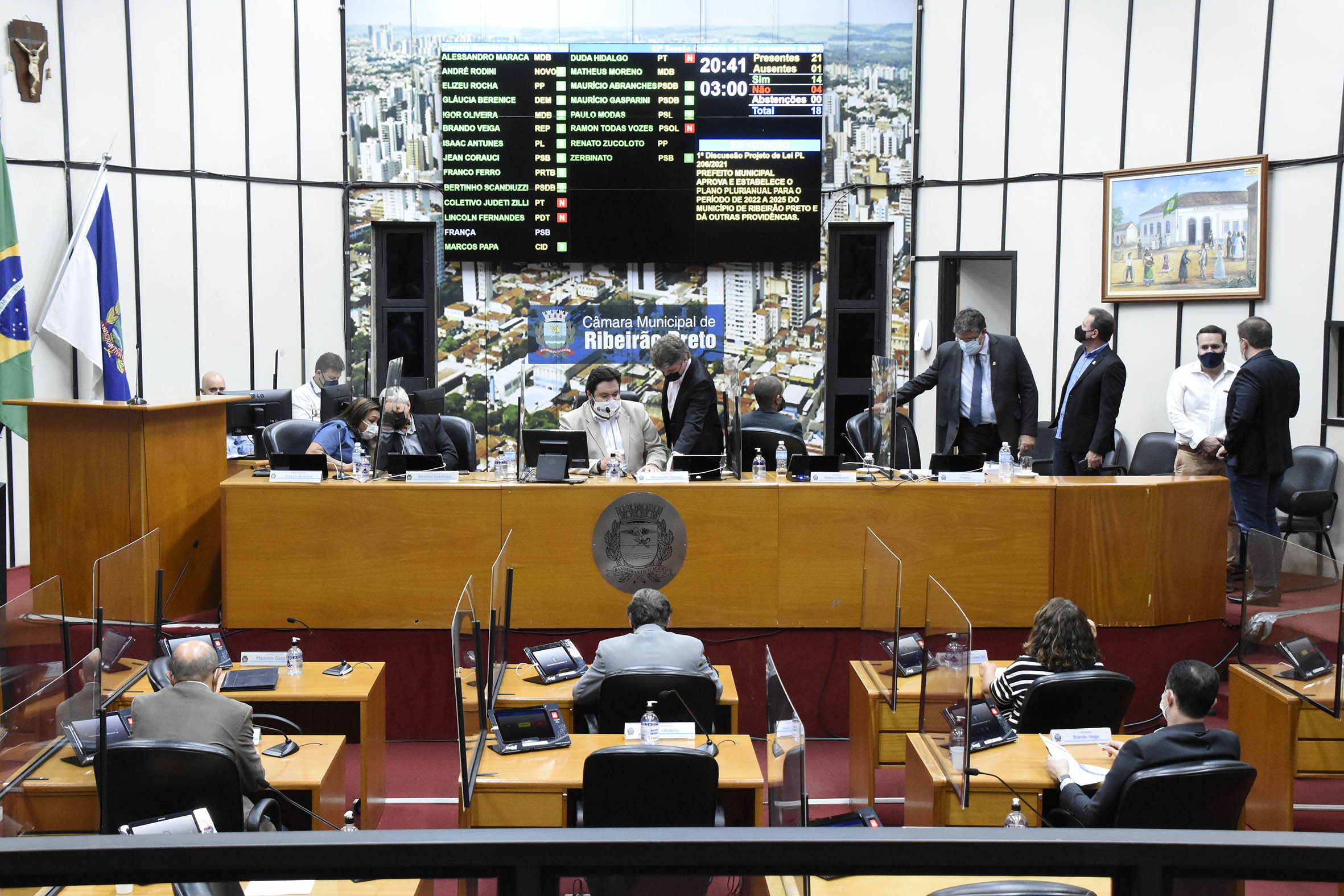 Câmara aprova em primeira discussão Plano Plurianual 2022-2025