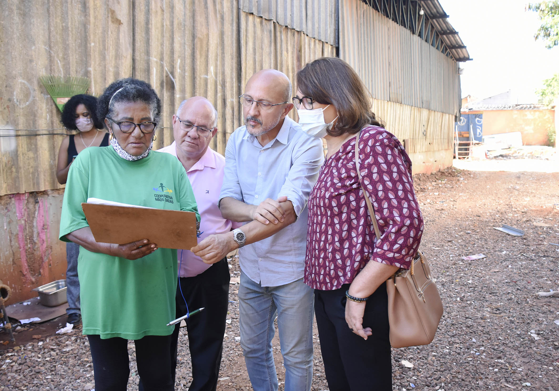 Comissão de Estudos visita Cooperativa Mãos Dadas