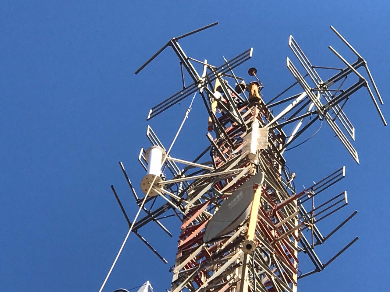 Informação sobre furto na torre de transmissão da TV Câmara Ribeirão