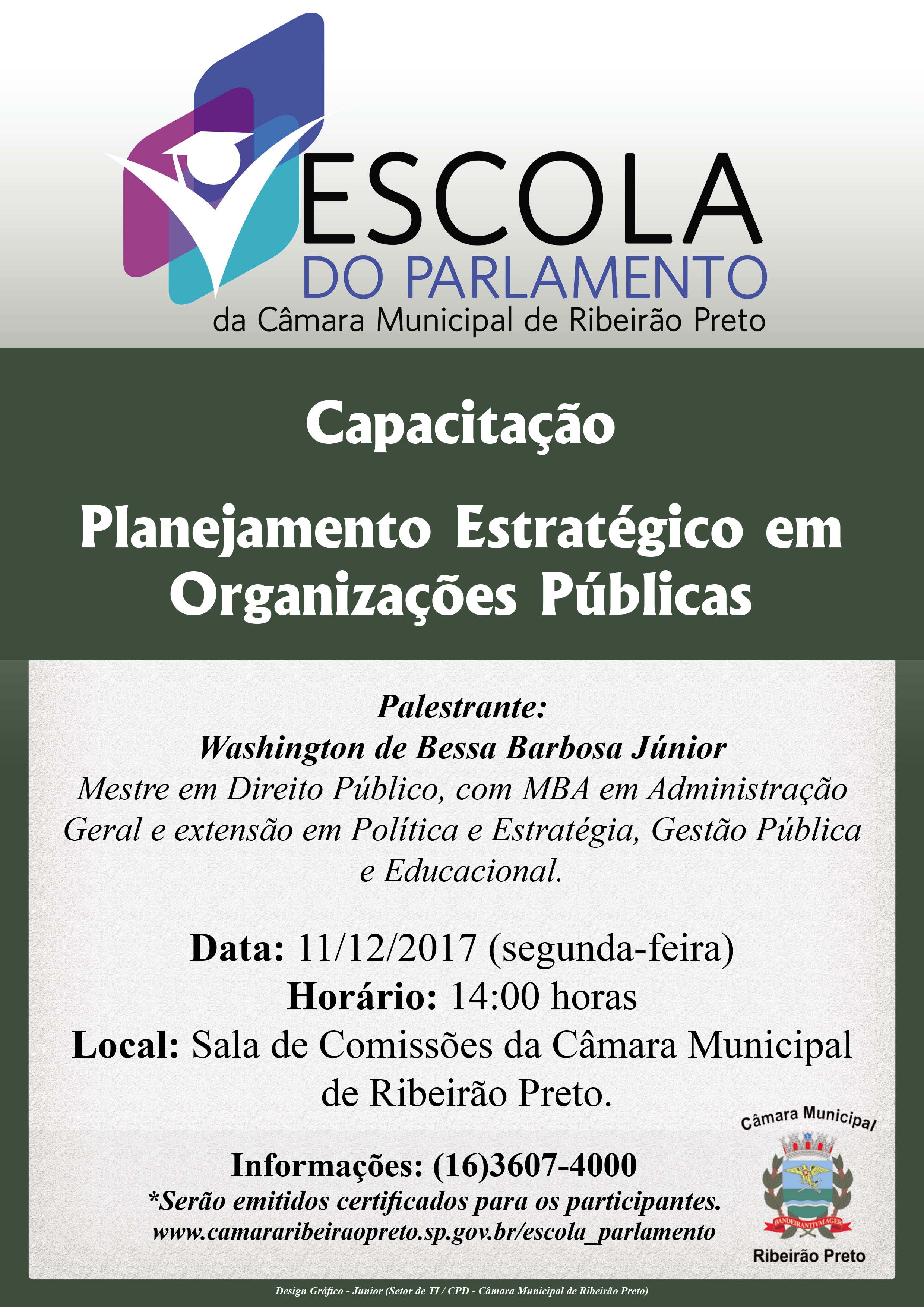 Escola do Parlamento capacita em Planejamento Estratégico  