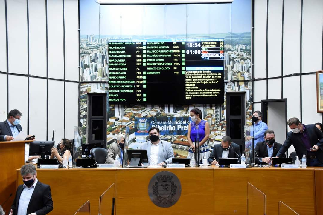 Câmara realizará sessão extraordinária na próxima sexta-feira, dia 10