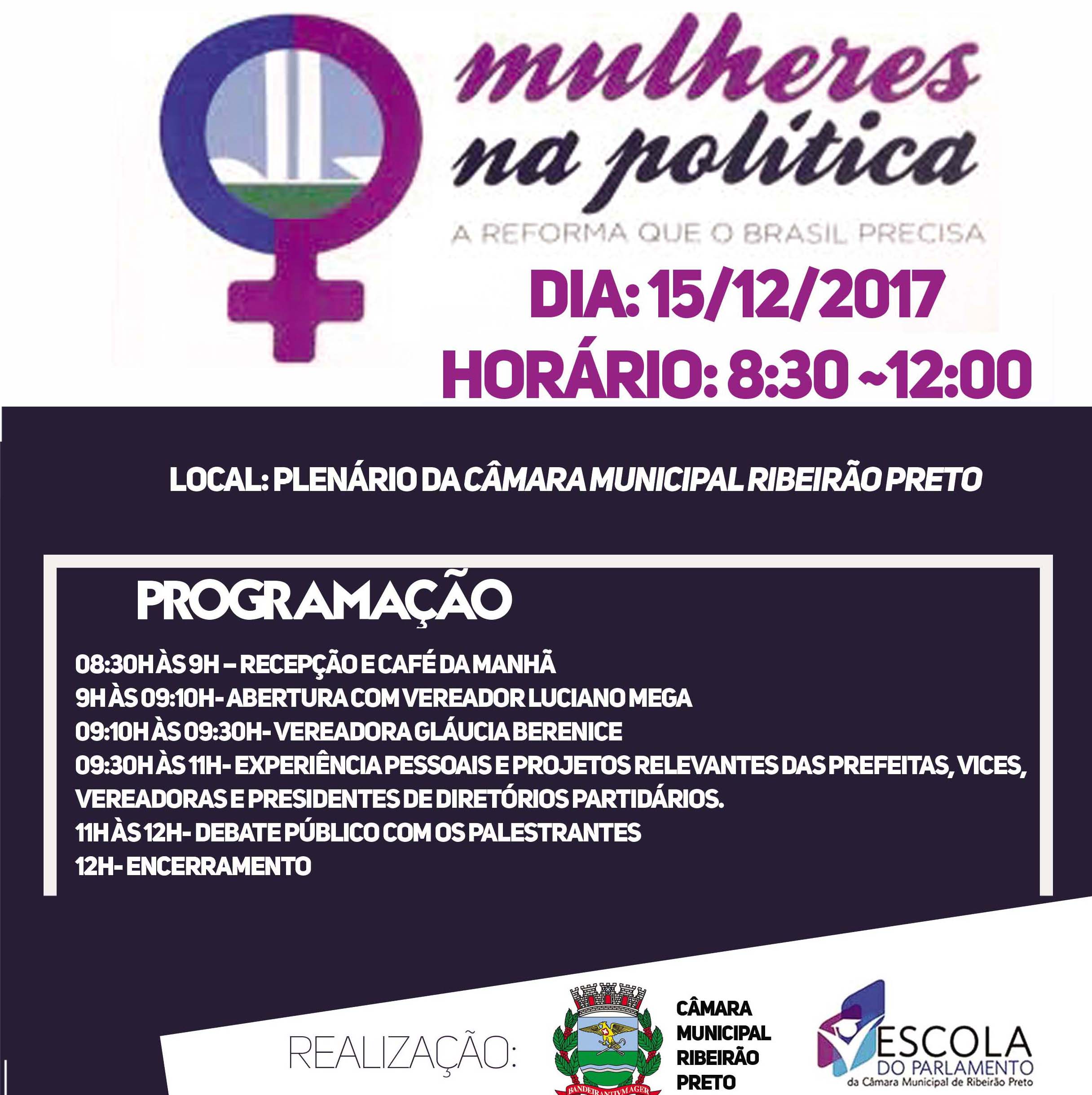 Câmara realiza “Mulheres na Política”, projeto de iniciativa do vereador Luciano Mega