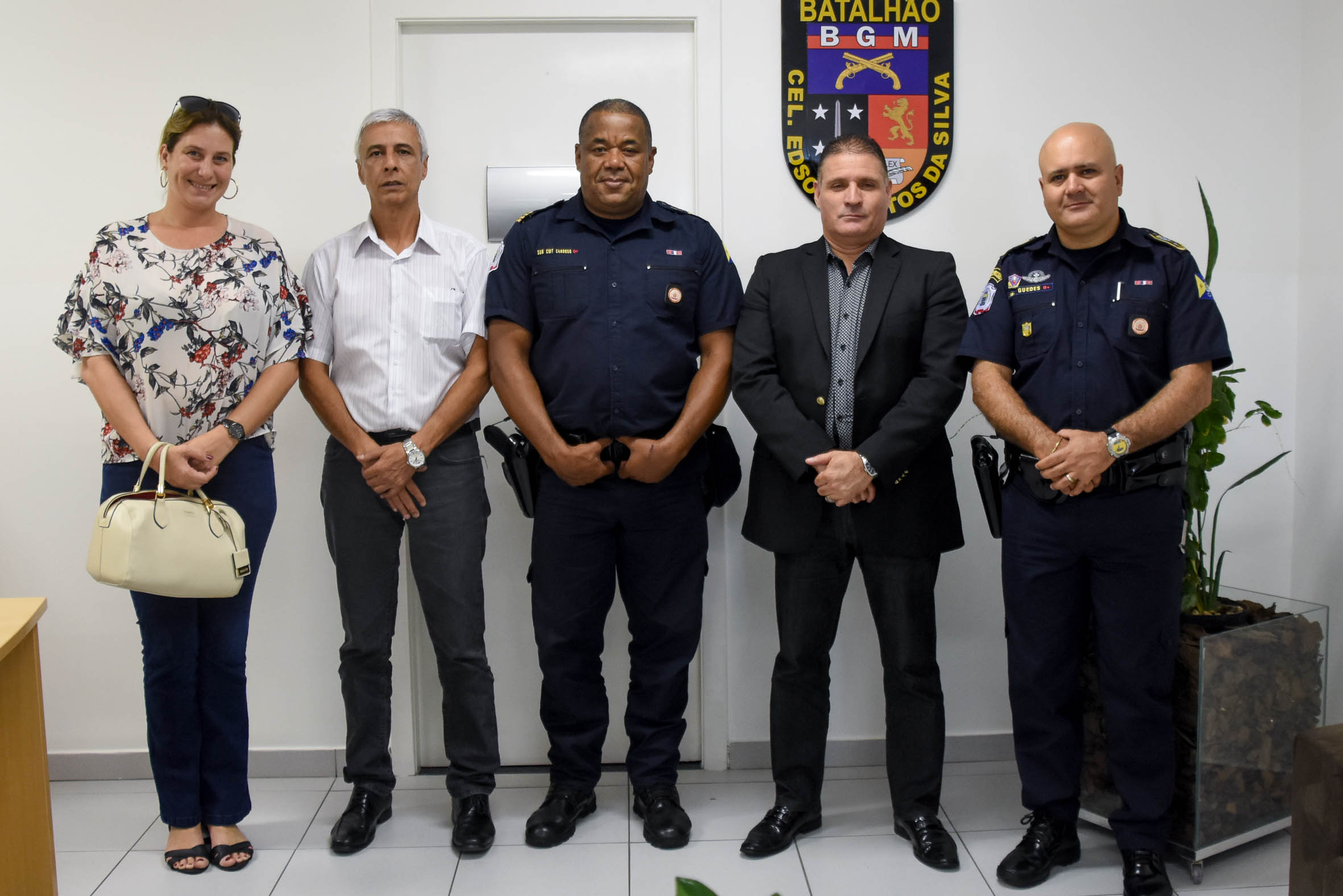 Presidente da CEE da Guarda Municipal, Otoniel Lima,, visita GCM de Barueri