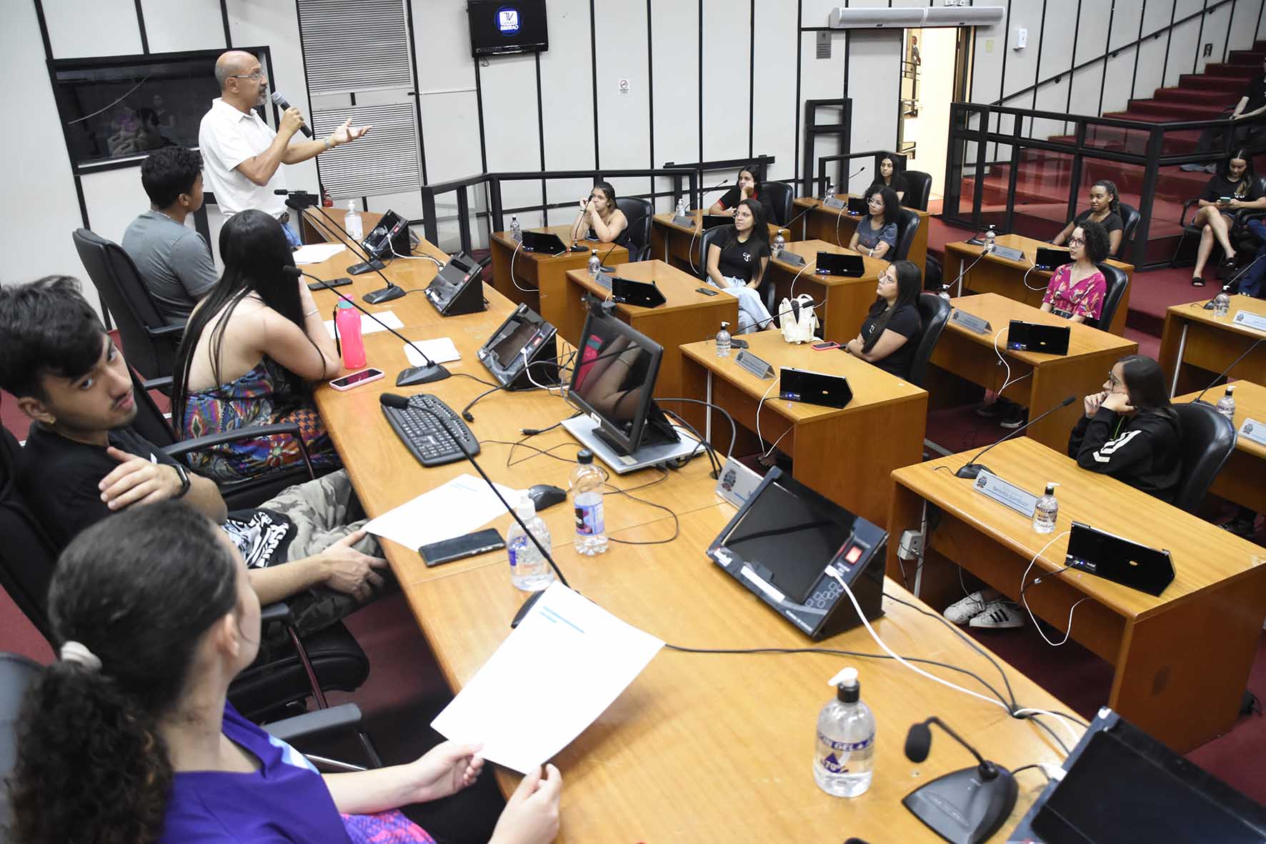 Câmara na Escola proporcionou tarde de estudos do legislativo aos alunos do Senac