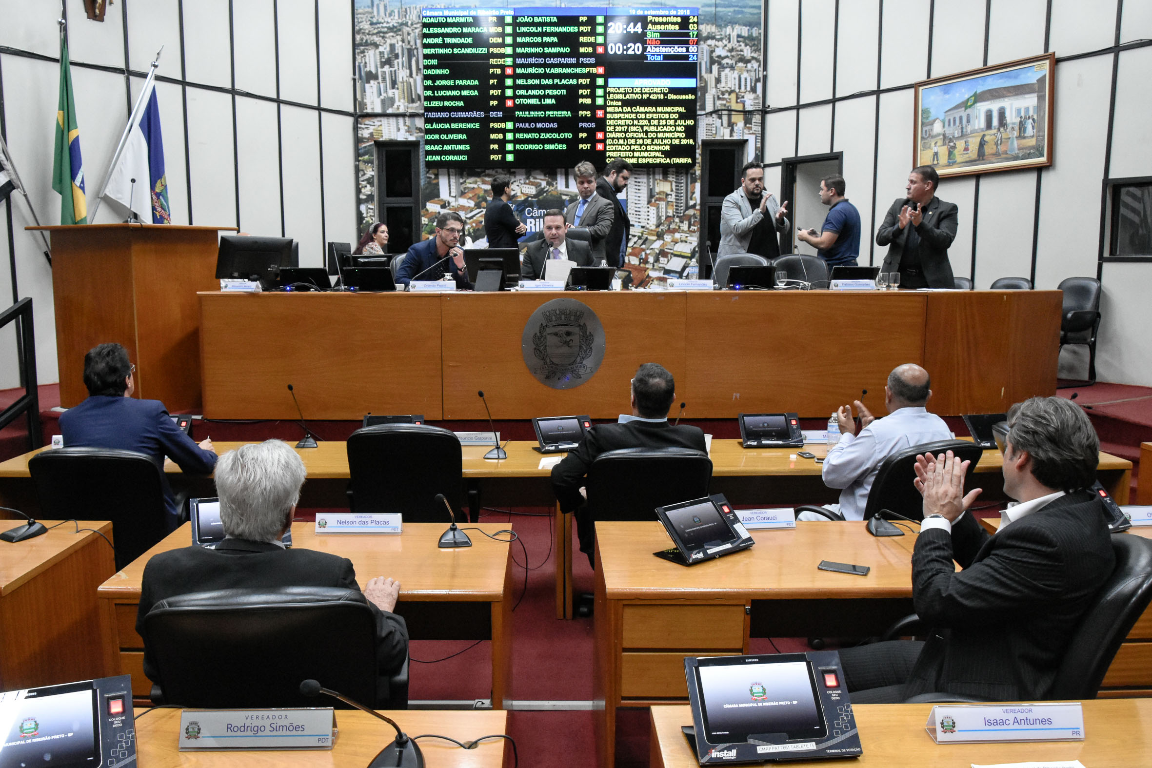 Câmara derruba decreto que aumenta tarifa de ônibus em Ribeirão