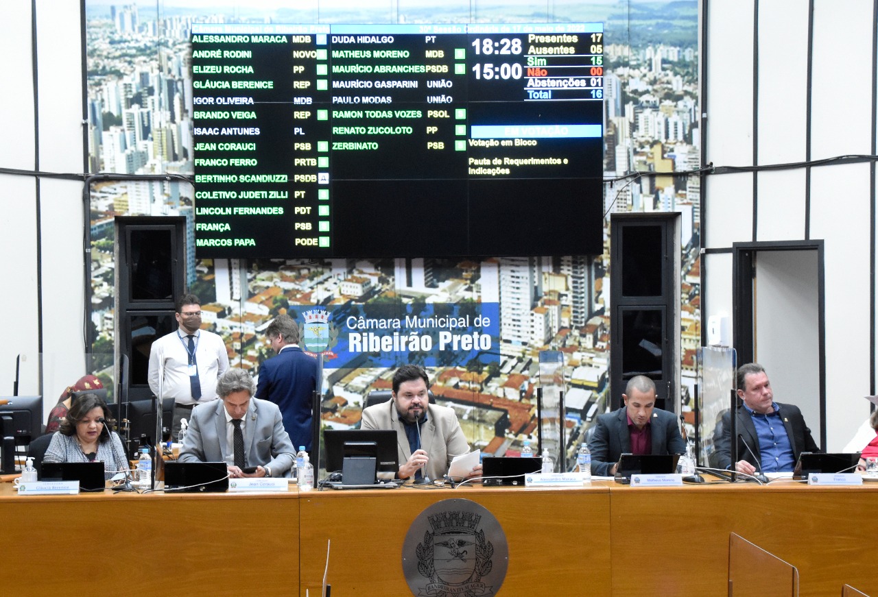 Vereadores deliberaram cinco matérias durante sessão ordinária