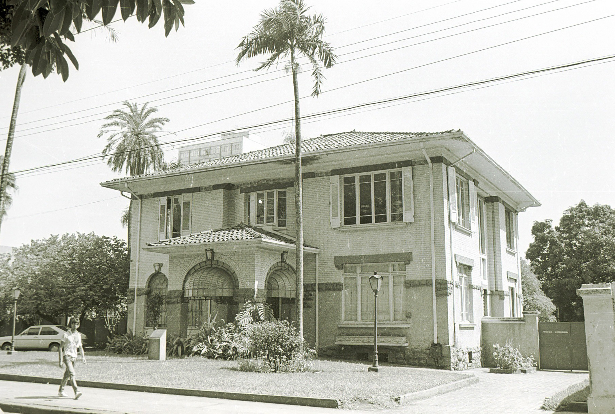 Fachada antiga da Biblioteca