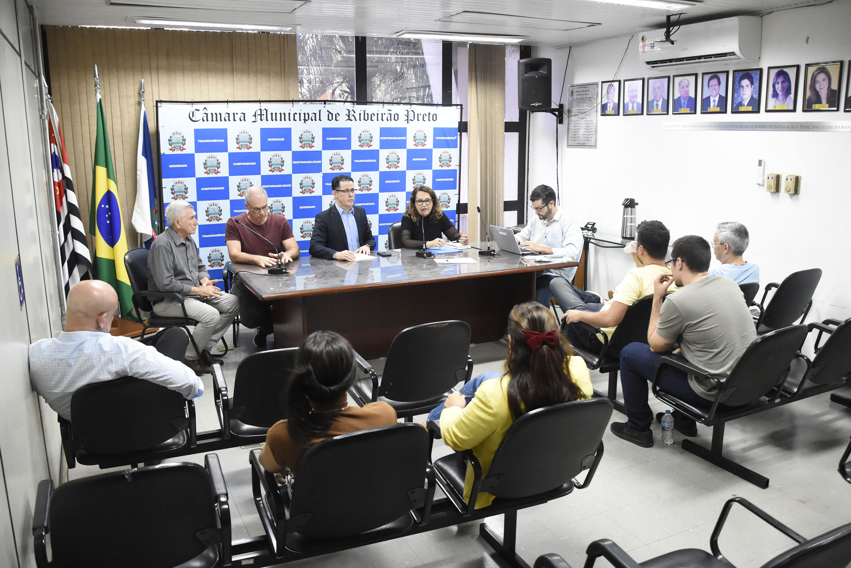 Atual Sala Comissões da Câmara Municipal de Ribeirão Preto