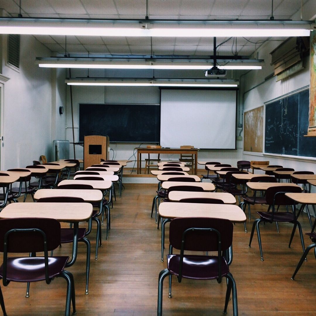 sala de aula vazia